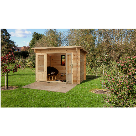 Harwood 3m x 2m Log Cabin - Pent Roof (Direct Delivery)